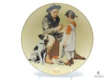 1985 Boy Scouts of America - "A Helping Hand" - Rockwell's Gentle Memories - Ceramic Plate