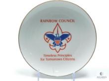 Boy Scouts of America Rainbow Council Timeless Principles for Tomorrows Citizens Ceramic Plate