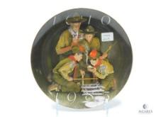 1984 Boy Scouts of America 75th Anniversary Ceramic Plate