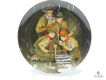 1984 Boy Scouts of America 75th Anniversary Ceramic Plate