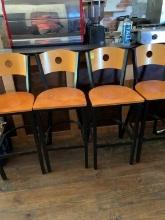 4 Barstools at Coffee Bar