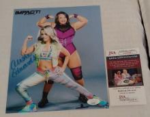 Alisha Edwards Autographed Signed 8x10 Photo WWF WWE JSA Wrestling Impact TNA