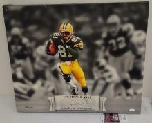 Desmond Howard Autographed Signed Canvas Art Packers Super Bowl NFL JSA 288/300 Michigan Heisman