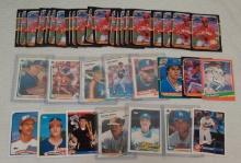 1980s & 1990s MLB Baseball Rookie Card Lot All HOFers Johnson Larkin Maddux Thomas Smoltz Piazza