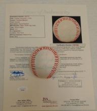 Mega Rare Thurman Munson Vintage 1970s Autographed Single Signed Baseball MLB Yankees Catcher JSA