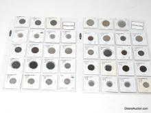 Various Foreign Coins - Netherlands - 2 sheets