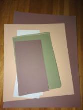 (MBR) LOT OF ASSORTED MATTE'S FOR PICTURE FRAMES, WHAT YOU SEE IN THE PHOTOS IS EXACTLY WHAT YOU'LL