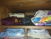 (UPBR1) LOT OF ASSORTED ITEMS INCLUDING SUNGLASSES, MEN'S DRESS SHIRTS, TIES, ETC, ARMOIRE NOT