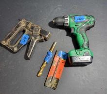 Stapler & Drill with Bits $5 STS