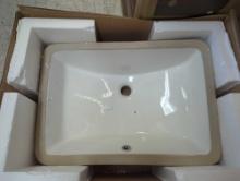DeerValley DV-1U101 Ally Undermount Bathroom Sink Rectangular, 21'' x 15'' Vessel Sink Rectrangle