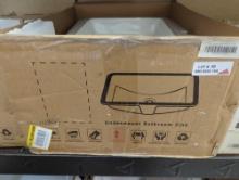 Deer Valley ALLY 21" X 15" Rectangular Undermount Bathroom Sink, Overflow Hole, Appears to be New in