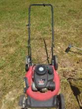 (BY) LOT OF 3 LAWNMOWERS, YARD MACHINES 21 IN 140CC WALL MOWER, USED, GREEN WORKS PRO LAWNMOWER,