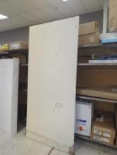 Hollow Core Door In Cream White, Approximate Dimensions - 80" H x 36" W x 1.25 D, Appears to be