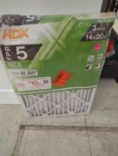 HDX 14 in. x 20 in. x 1 in. Standard Pleated Furnace Air Filter FPR 5, MERV 8 (3-Pack), Appears to
