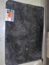 Lot of 2 Traffic Master Rugs Including Charcoal 24 in x 36 in Absorba Mat (Retail Price $30, Appears