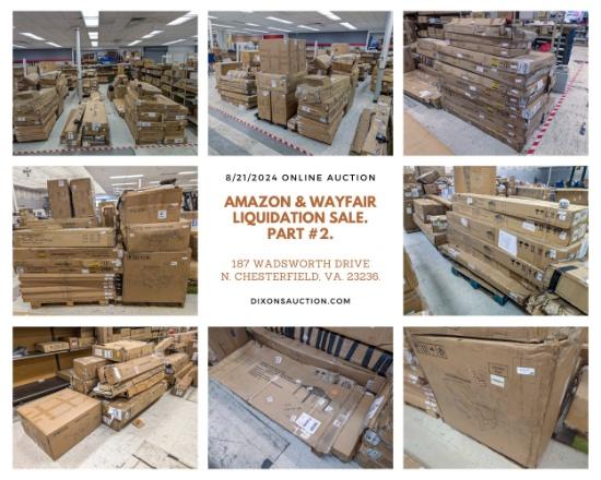 8/21/2024 Amazon & Wayfair Retail Liquidation Sale