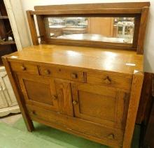 Arts and Crafts Oak Sideboard