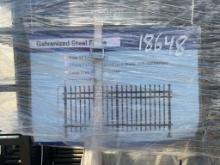 New Galvanized Steel Fence