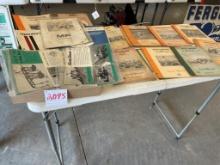 Flat of Assorted Tractor Manuals