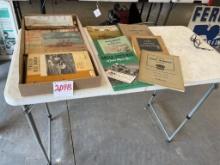 Flat of Assorted Tractor Manuals