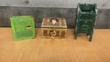 EJ KHAN CO., U.S. MAIL, & ADDO METER COIN BANKS