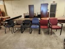 Six Misc. Arm Chairs, Guest Chairs