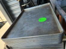 12 Qty. - Full-Size NSF Aluminum Sheet Pans