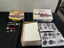 Lot of 2 AMT Grant King Sprint Racer & Vintage Sprint Car Model Kits