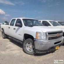 2011 CHEVROLET SILVERADO 2500, 6.6L DURAMAX, 4X4, CREW CAB, LONG BED. UNKNOWN MECHANICAL PROBLEMS. D