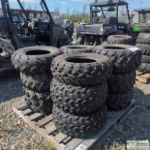 1 PALLET. 12EA MISC ATV TIRES, INCL: MAXIS, CARLISLE, ITP