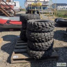 1 PALLET. 8EA MISC ATV TIRES, INCL: CARLISLE, DUNLOP