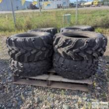 1 PALLET. 8EA ATV TIRES, INCL: 2EA 26X11.00R12 ITP MUD LITE XT-R, 2EA 29X9.00R12 ITP MUD LITE XT-R,