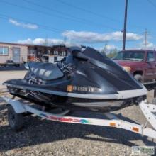 PERSONAL WATER CRAFT, 2010 YAMAHA WAVE RUNNER VX DELUXE, 1000CC, W/SINGLE AXLE TRAILER