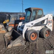 SKIDSTEER, 2001 BOBCAT 863 TURBO, EROPS, HYDRAULIC ATTACHMENT QUICK CONNECT PLATE, AUX HYDRAULIC ATT