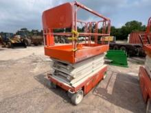 2018 SNORKEL S4732E SCISSOR LIFT SN:S4732E-04-180101702 electric powered, equipped with 32ft.