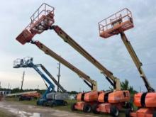 2012 JLG 800S BOOM LIFT SN:0300156483 4x4, powered by diesel engine, equipped with 80ft. Platform
