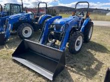 NEW NEW HOLLAND WORKMASTER 70 TRACTOR LOADER SN-5627633... 4x4, powered by diesel engine, 70hp,