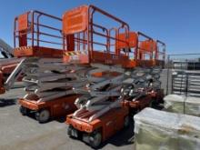 2017 SNORKEL S3219E SCISSOR LIFT SN:S3219E-04-170303272 electric powered, equipped with 19ft.