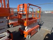 2017 SNORKEL S3219E SCISSOR LIFT SN:S3219E-11-170800112 electric powered, equipped with 19ft.