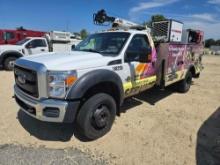 2015 FORD F550 SERVICE TRUCK VN:1FDUF5HT5FED59220 4x4, powered by diesel engine, equipped with