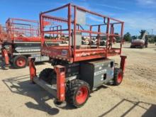 2016 SKYJACK SJ6826RT SCISSOR LIFT SN:37008497 4x4, powered by diesel engine, equipped with 26ft.