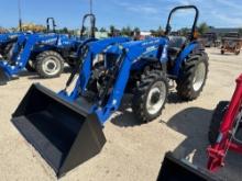 NEW NEW HOLLAND WORKMASTER 70 TRACTOR LOADER 4x4, powered by diesel engine, equipped with OROPS, 8x8