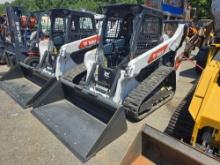 2023 BOBCAT T64 RUBBER TRACKED SKID STEER SN-19489, powered by diesel engine, equipped with