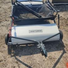 NEW GRASS SWEEPER 42" CRAFTSMAN ES100CR # 7124269 NEW SUPPORT EQUIPMENT