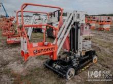 2014 SNORKEL MB26J ELECTRIC BOOM LIFT SN:MB26J-01-001304 electric powered, equipped 26ft. Platform