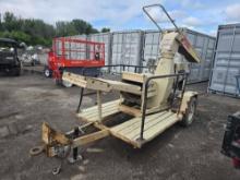 FINN STRAW BLOWER SN:A49902 trailer mounted....SOLD BILL OF SALE ONLY, NO TITLE