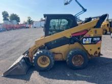 CAT 262D SKID STEER SN:DRB03316 powered by Cat diesel engine, equipped with EROPS, air, heat,