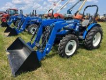 2022 NEW HOLLAND WORKMASTER 60 TRACTOR LOADER 4x4, powered by diesel engine, equipped with OROPS,