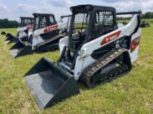 UNUSED BOBCAT T64 RUBBER TRACKED SKID STEER powered by diesel engine, equipped with rollcage,