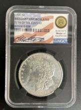 1900 US Morgan Silver Dollar NGC BU